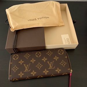 Louis Vuitton Clemence Wallet. Authentic.